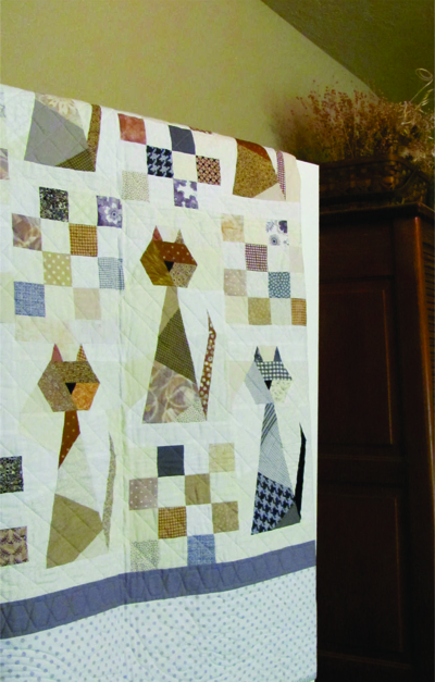 Scrappy Cat Quilt